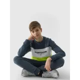 Chlapčenská mikina 4F JUNIOR SWEATSHIRT-4FJWSS24TSWSM0923-72N-LEMON NEON · záber 5