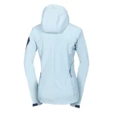 Dámska turistická softshellová bunda NORTHFINDER ANGIE-368skyblue · záber 5