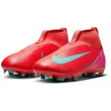 Chlapčenské futbalové kopačky outdoorové NIKE Mercurial Superfly 10 Academy Jr FG MG ember glow aurora green · záber 3