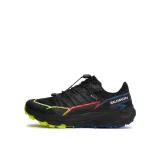 Pánska bežecká trailová obuv SALOMON ThunderCross GTX Blue Fire black surf the web safety yellow · záber 2