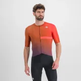 Pánsky cyklistický dres s krátkym rukávom SPORTFUL Bomber jersey, cayenna red pompelmo · záber 2