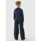 Chlapčenské lyžiarske nohavice 4F JUNIOR TROUSERS FNK-JWAW24TFTRM656-20S-DEEP BLACK · záber 3