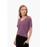 Dámske tričko s krátkym rukávom VOLCANO LEA-402-VIOLET · záber 2