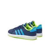 Chlapčenská rekreačná obuv ADIDAS Grand Court 2.0 dark blue blue rush lucid lemon · záber 4
