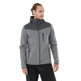 Pánska mikina so zipsom FUNDANGO Ashford Insulated Fleece Jacket-745-grey heather · záber 1