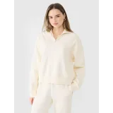 Dámska mikina so zipsom 4F SWEATSHIRT F1545-11S-OFF WHITE · záber 2