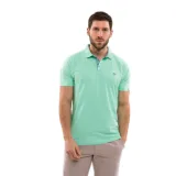Pánske polo tričko s krátkym rukávom VOLCANO O-NIKOS-300-GREEN · záber 1