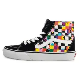 Dámska vychádzková obuv VANS UA SK8-HI (Floral Checkerboard) black true white · záber 2