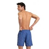 Pánske plavky ARENA MENS BEACH BOXER ALLOVER-540-grey blue microflowers multi · záber 2