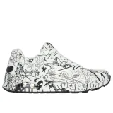Dámska rekreačná obuv SKECHERS Uno Process Sketch W white black · záber 2
