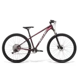 Dámsky horský bicykel AMULET 29 Night cat 6.0 SH, orient red white · záber 1
