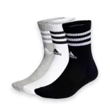 Ponožky ADIDAS 3S C SPW CRW 3P MGREYH WHITE BLACK W · záber 1