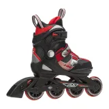 Chlapčenské kolieskové korčule FILA SKATES J-One Jr black red · záber 5