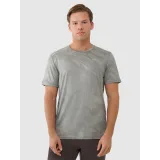 Pánske tréningové tričko s krátkym rukávom 4F TSHIRT FNK M1216-44A-OLIVE ALLOVER · záber 2