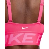 Dámska tréningová športová podprsenka NIKE PRO W NP INDY PLUNGE BRA BOLD-629 ASTER PINK PINKSICLE WHITE · záber 5