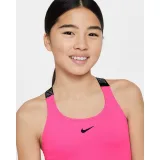 Dievčenské dvojdielne plavecké plavky NIKE SWIM LOGO TAPE HYPER PINK-HYPER PINK · záber 5
