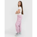 Dievčenské tepláky 4F JUNIOR TROUSERS CAS F1135-52S-LIGHT VIOLET · záber 4