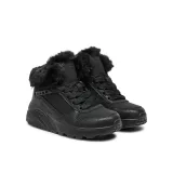 Detské členkové zimné topánky SKECHERS Uno Lite Comfurt Collar black black · záber 2