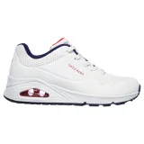 Dámska rekreačná obuv SKECHERS Uno Stand On Air white navy · záber 2