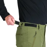 Pánske turistické softshellové nohavice NORTHFINDER MAURO-349olive · záber 5