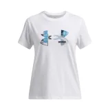 Dievčenské tričko s krátkym rukávom UNDER ARMOUR UA Big Logo UA Fill SS-WHT · záber 1