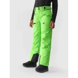Chlapčenské lyžiarske nohavice 4F JUNIOR TROUSERS FNK-JAW23TFTRM360-41N-GREEN NEON · záber 2
