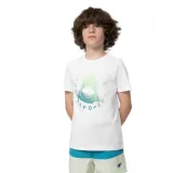 Chlapčenské tričko s krátkym rukávom 4F JUNIOR TSHIRT M283-10S-WHITE · záber 1