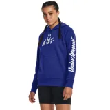 Dámska zateplená tréningová mikina s kapucňou UNDER ARMOUR UA Rival Fleece Graphic Hdy-Royal BLU · záber 1