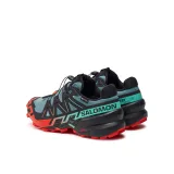 Pánska bežecká trailová obuv SALOMON Speedcross 6 GTX M north atlantic black cherry tomato · záber 5