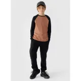 Chlapčenské tričko s dlhým rukávom 4F JUNIOR LONGSLEEVE-JWAW24TLONM293-65S-PALE CORAL · záber 4