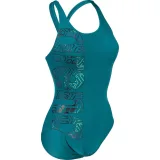 Dámske plavecké jednodielne plavky ARENA WO KIKKO PRO SWIMSUIT V BACK GRAPHIC · záber 3