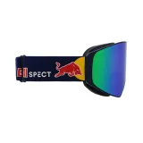 Lyžiarske okuliare RED BULL SPECT JAMM-07GR3, blue brown with green mirror · záber 4