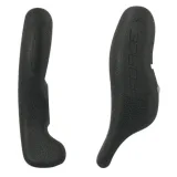 Rohy (bulhorny) na bicykel FORCE RAB 12 cm AL + rubber · záber 1
