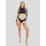 Dámske tričko na kúpanie FUNDANGO Amelia Surf Top-984-black diamond · záber 4