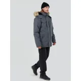 Pánska bunda FUNDANGO Spirit Parka Jacket-745-grey heather · záber 4