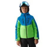Chlapčenská lyžiarska bunda 4F JUNIOR TECHNICAL JACKET-JAW23TTJAM300-35S-TURQUOISE · záber 1