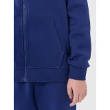 Chlapčenská mikina so zipsom 4F JUNIOR SWEATSHIRT-JWSS25TSWSM1851-36S-BLUE · záber 3