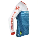 Pánsky cyklistický dres s dlhým rukávom MONDRAKER Enduro Trail Jersey long, petrol white red · záber 2