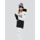 Dámska lyžiarska bunda FUNDANGO Salina Padded Jacket-100-white · záber 2