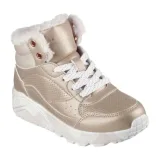 Dievčenské členkové zimné topánky SKECHERS Uno Lite Camo Daz gold pink · záber 1