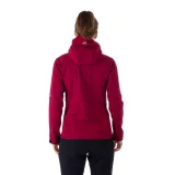 Dámska turistická softshellová bunda NORTHFINDER ASHLEE-510-cherry · záber 4