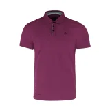 Pánske polo tričko s krátkym rukávom VOLCANO NIKOS-406-AMARANT · záber 4