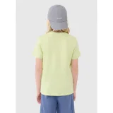 Chlapčenské tričko s krátkym rukávom 4F JUNIOR TSHIRT M2186-45N-CANARY GREEN NEON · záber 3