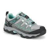 Dievčenská nízka turistická obuv TREZETA Thunder WP Jr grey green · záber 1