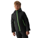 Chlapčenská lyžiarska bunda 4F JUNIOR TECHNICAL JACKET-JAW23TTJAM297-21S-BLACK · záber 1