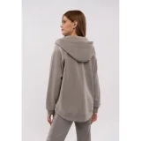 Dámska zateplená mikina so zipsom VOLCANO TIFFI-102-BEIGE · záber 4