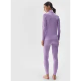 Dámske termo nohavice 4F SEAMLESS UNDERWEAR-WAW24USEAF159-52S-LIGHT VIOLET · záber 4