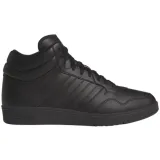 Pánska rekreačná obuv ADIDAS Hoops 4.0 Mid M core black core black cloud white · záber 1