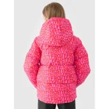 Dievčenská lyžiarska bunda 4F JUNIOR TECHNICAL JACKET-JWAW24TTJAF544-90A-MULTICOLOUR ALLOVER · záber 3