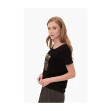 Dámske tričko s krátkym rukávom VOLCANO QUEEN-700-BLACK · záber 2